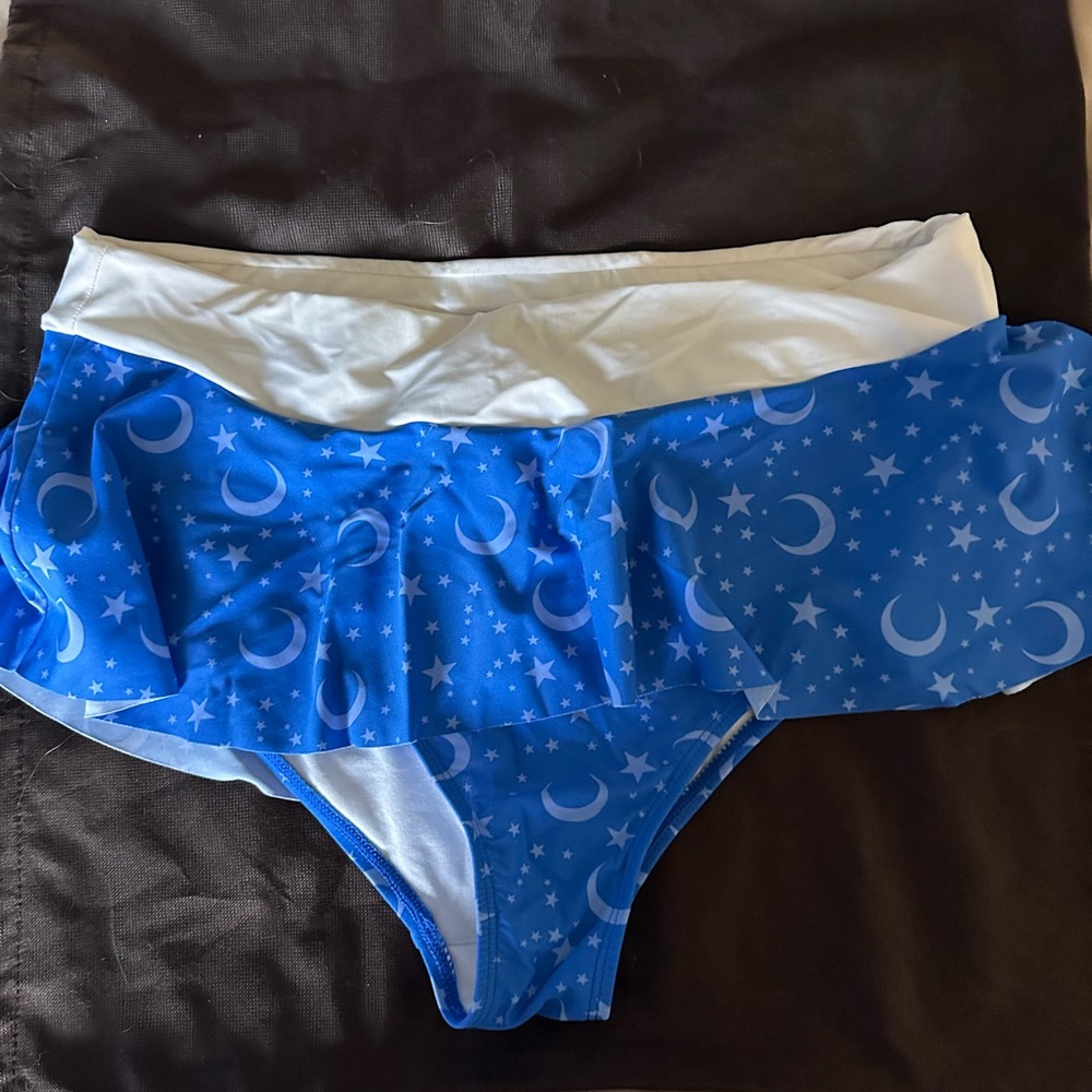 Hot Topic Blue and Red Sailor Moon Bikini Bottom - Picture 2 of 7
